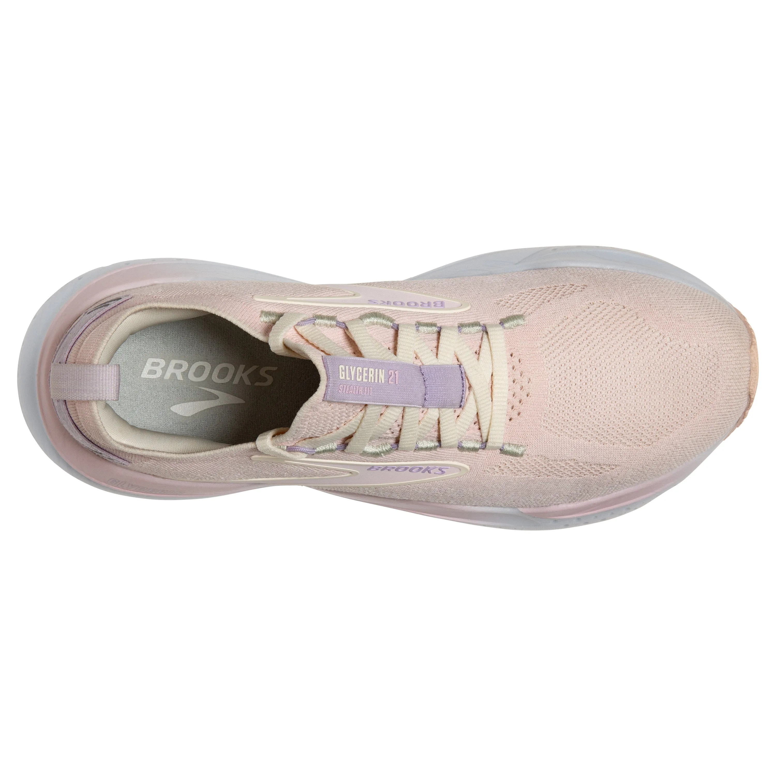 WOMEN'S GLYCERIN STEALTHFIT 21 - B - 665 PINK/MARSHMALLOW - size 7.0