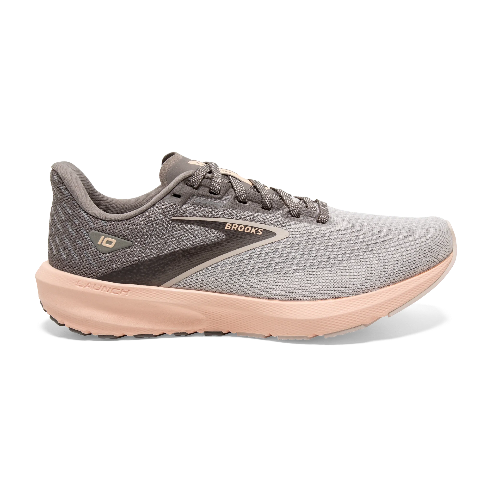 WOMEN'S LAUNCH 10 - B - 179 GREY/CRYSTAL GREY/PEACH