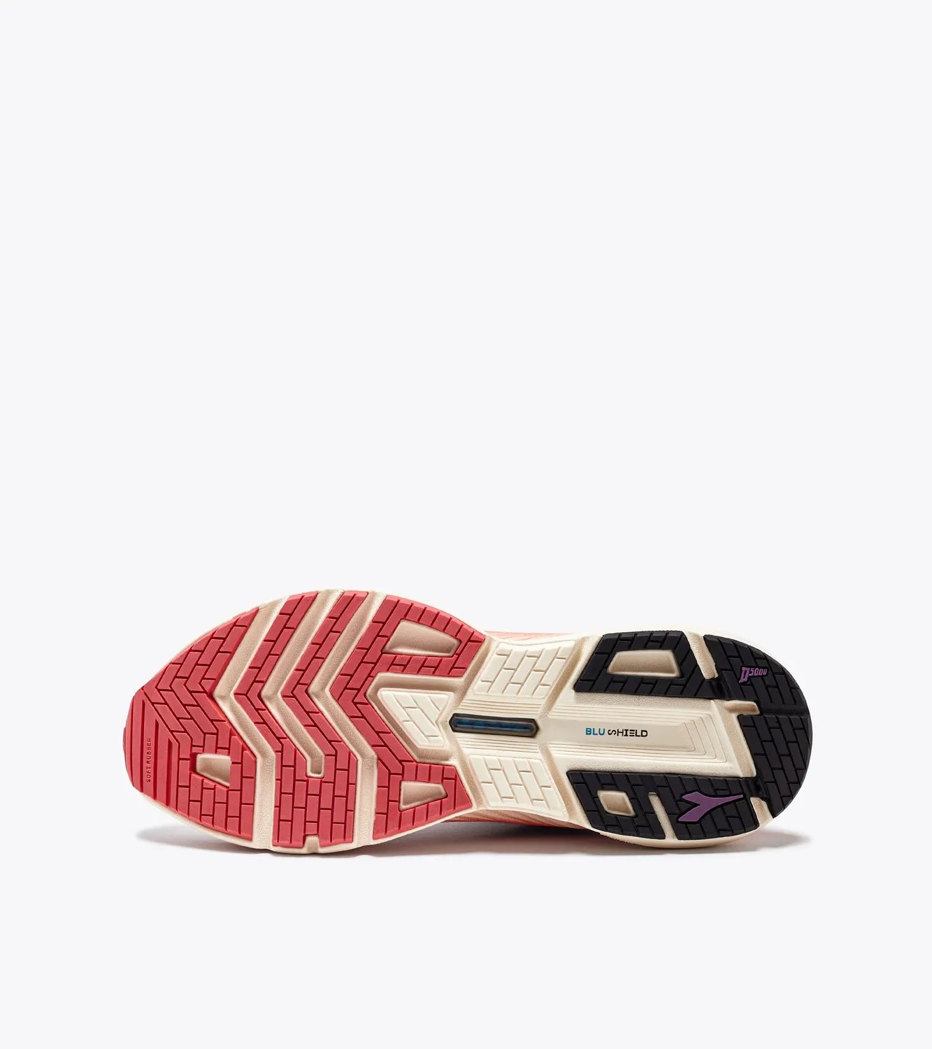WOMEN'S MYTHOS BLUSHIELD VOLO 4 - B - WHITE/CAYENNE/SUNSET PURPLE