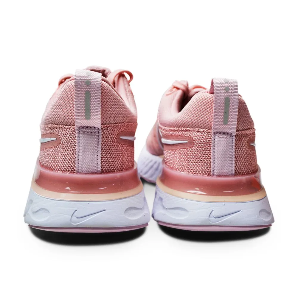 Womens Nike React Infinity Run FK 2 - CT2423 600 - Pink Glaze White Foam Pink