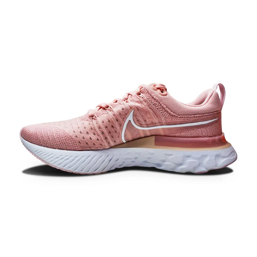 Womens Nike React Infinity Run FK 2 - CT2423 600 - Pink Glaze White Foam Pink